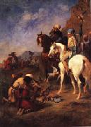 Eugene Fromentin Falcon Hunting in Algeria;The Quarry oil painting picture wholesale